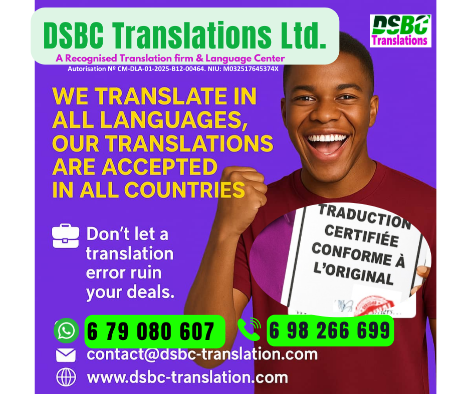 Traducteur au Cameroun