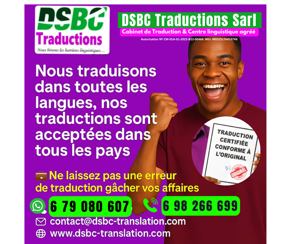Traducteur à Obala